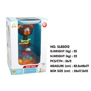 Push &#38;#38; Spin bear Toy